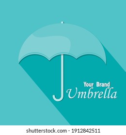 Umbrella object logo vector design