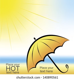 Umbrella on the beach