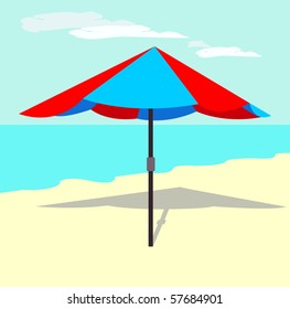 umbrella on the beach