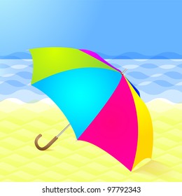 Umbrella on the beach