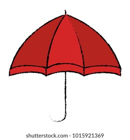 umbrella open isolated icon