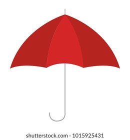 umbrella open isolated icon