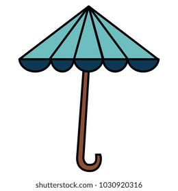 umbrella open isolated icon