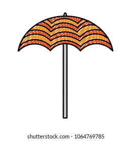 umbrella open isolated icon