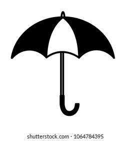 umbrella open isolated icon