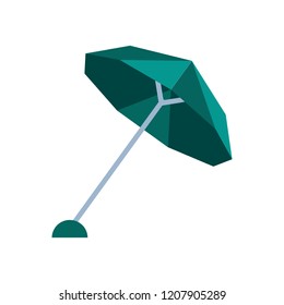 umbrella open isolated icon