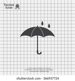 Umbrella - packing symbol