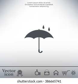 Umbrella - packing symbol