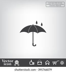 Umbrella - packing symbol