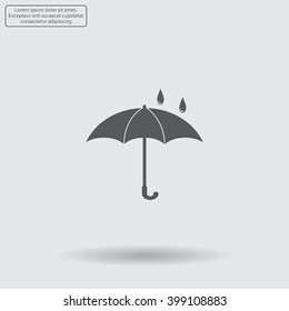Umbrella - packing symbol