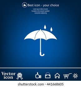Umbrella - packing symbol
