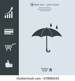 Umbrella - packing symbol