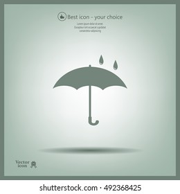 Umbrella - packing symbol