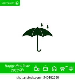 Umbrella - packing symbol