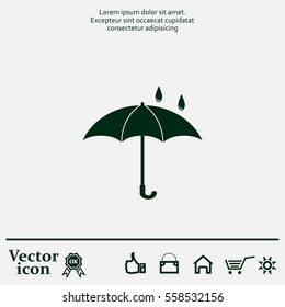 Umbrella - packing symbol
