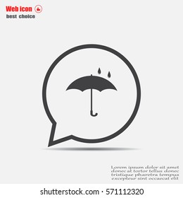 Umbrella - packing symbol
