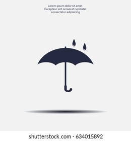 Umbrella - packing symbol