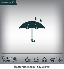 Umbrella - packing symbol