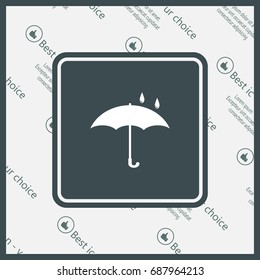 Umbrella - packing symbol