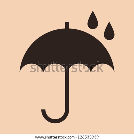 Umbrella - packing symbol