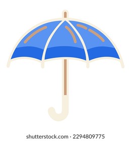 Umbrella Patch V66 Patch Streetwear, Urban Design Grey and Blue Colors Patch Commercial Use