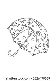 rain gear coloring pages