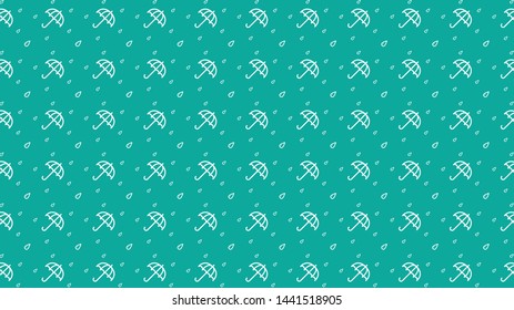 Umbrella pattern wallpaper. Umbrella symbol. 