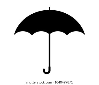 Umbrella pictogram icon vector 
