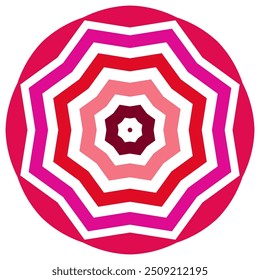 Diseño de Vector de color rosa paraguas