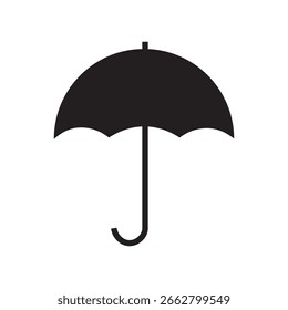 Umbrella pixel perfect linear ui icon. Investment protection. Weather accessory. GUI, UX design. Outline isolated user interface element for app and web. Editable stroke. Arial font used