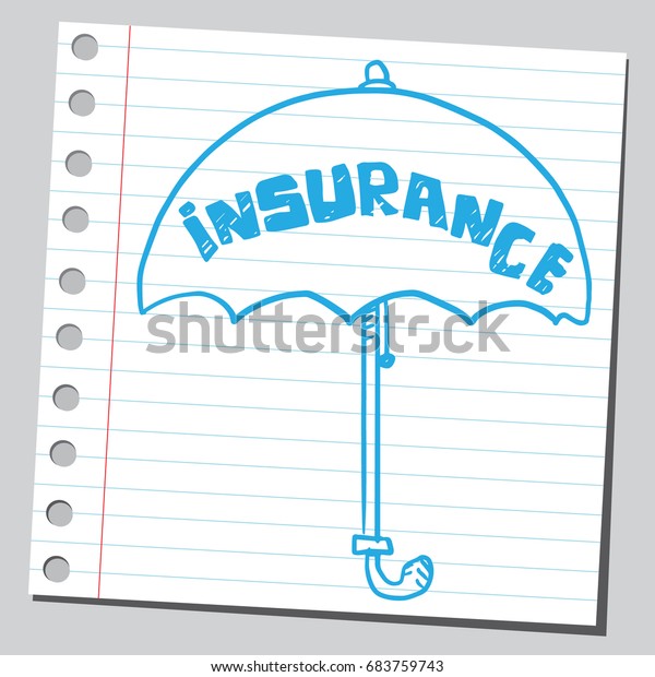 Umbrella protecting (\
insurance concept ) 