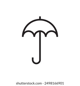 Regenschirmschutz Konzept Symbol Vektor eps 