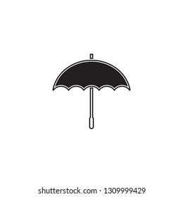 umbrella protection icon vector