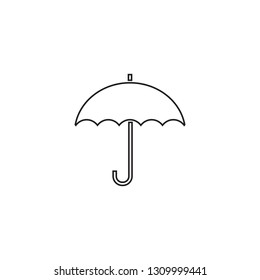 umbrella protection icon vector