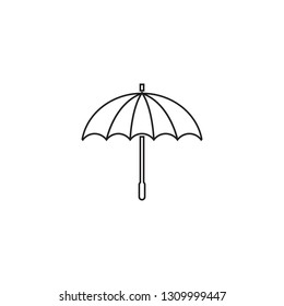 umbrella protection icon vector