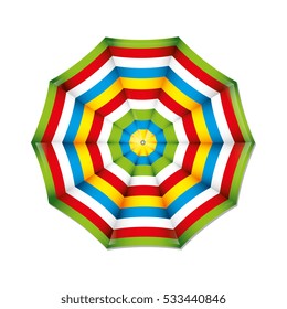 umbrella protection isolated icon