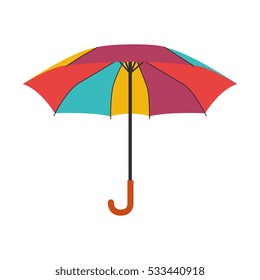umbrella protection isolated icon