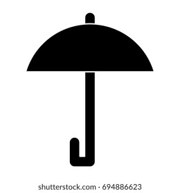 umbrella protection isolated icon