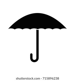 umbrella protection isolated icon