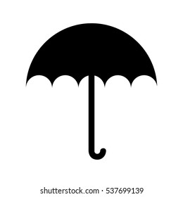 umbrella protection isolated icon vector illustration design