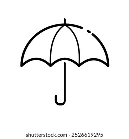 Umbrella, protection - simple vector icon