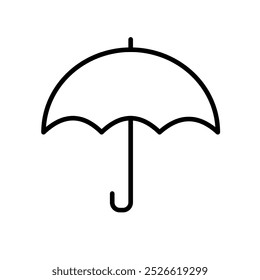 Regenschirm, Schutz - einfaches Vektorsymbol
