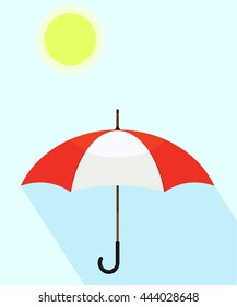 Umbrella protection from sun