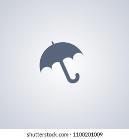 Umbrella, protection, vector best flat icon on white background , EPS 10