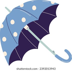 Umbrella Rain Accessory Vector Illustration