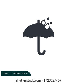 umbrella or rain icon illustration vector eps 10