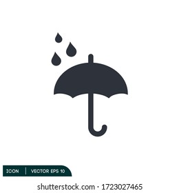 umbrella or rain icon illustration vector eps 10