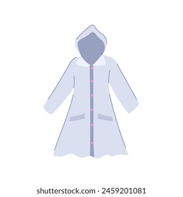 paraguas chaqueta de lluvia de dibujos animados. amarillo negro, ropa de invierno, sudadera con capucha de Plantilla paraguas chaqueta de lluvia signo. símbolo aislado Ilustración vectorial