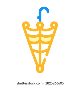 umbrella rain protection accessory color icon vector. umbrella rain protection accessory sign. isolated symbol illustration