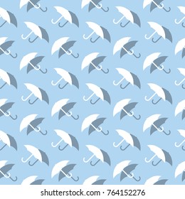 Umbrella Rain Protection Seamless Retro Pattern Decorative Background